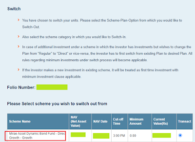 How To Switch Funds In Mirae Asset Mutual Fund