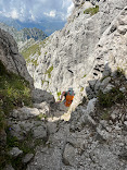 The trail to the peak of Monte Alben