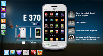 Fly E370 Dual SIM Touchscreen Phone