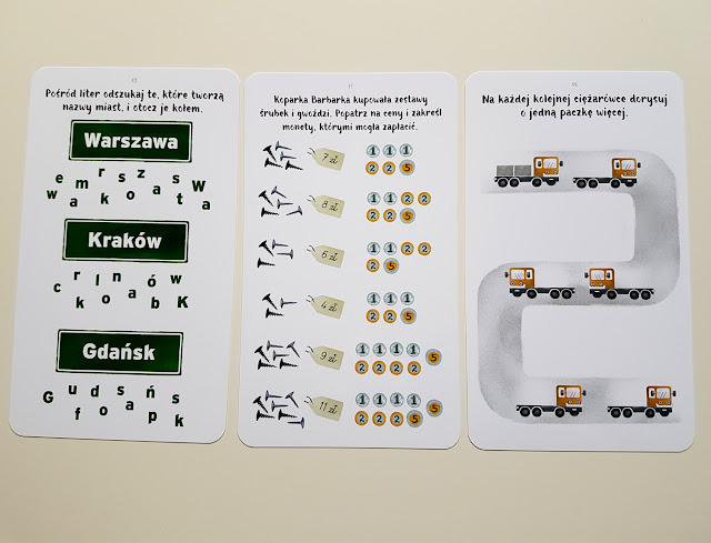 Kapitan Nauka - Rysuję i zgaduję - z koparką Barbarką - z robotem Eliotem - z królikiem Kazikiem - zadania i łamigłówki dla dzieci - karty suchościeralne - karty pracy - zestawy edukacyjne - gry i zabawy dla dzieci