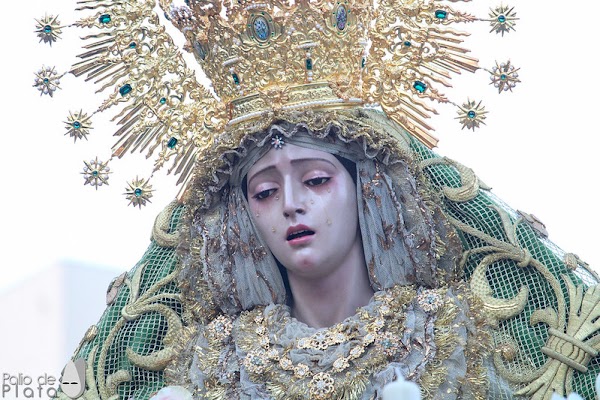 Recorrido de la Procesión de Nuestra Señora de la Esperanza y Refugio hoy en Málaga