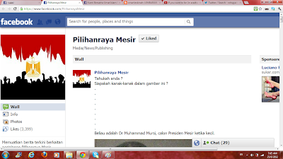 PILIHANRAYA MESIR FB