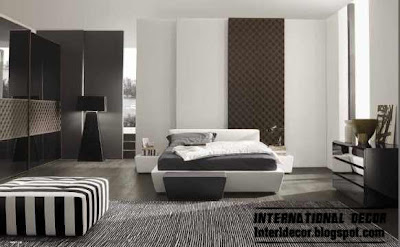 black and white bedroom design with Turkish decorating ideas 2014