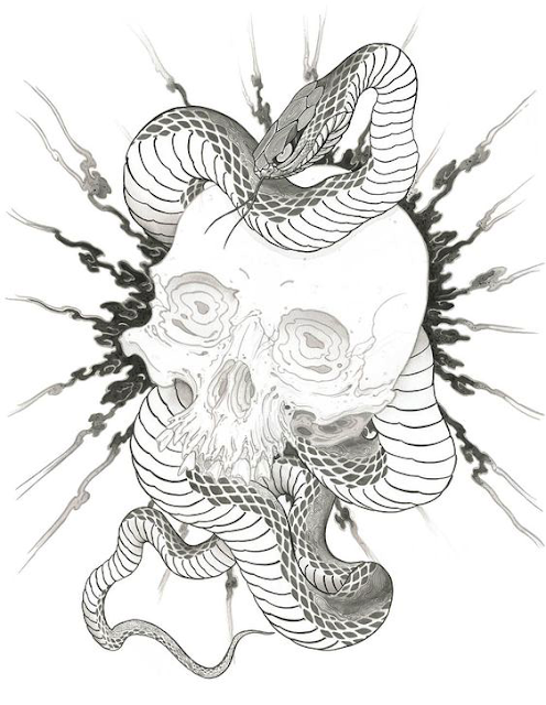 skull-and-snake-tattoo-design1