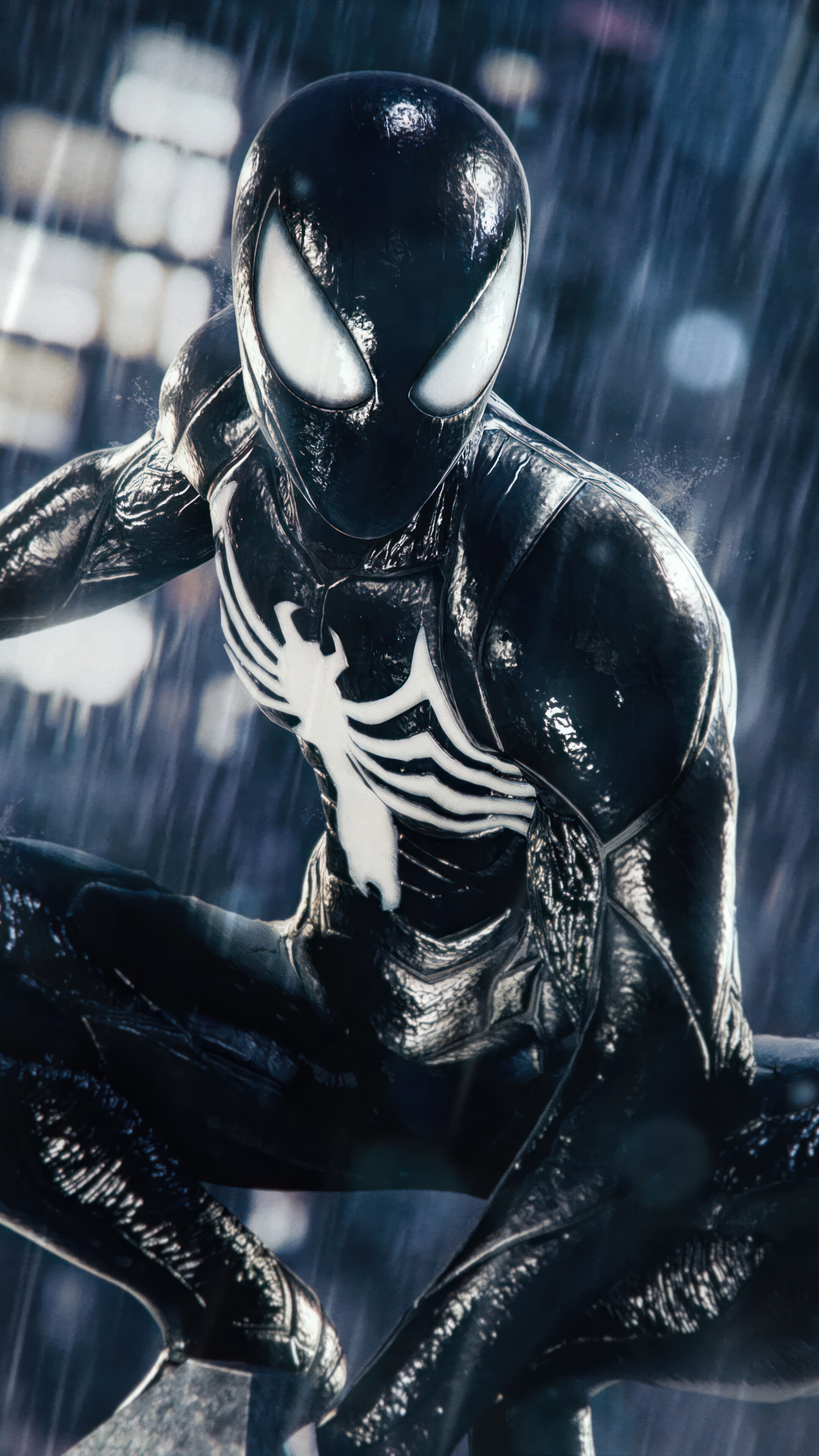 Spider-Man Venom Symbiote Suit Marvel's Spider-Man 2 4K Android Mobile Phone