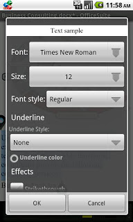 OfficeSuite Font Pack