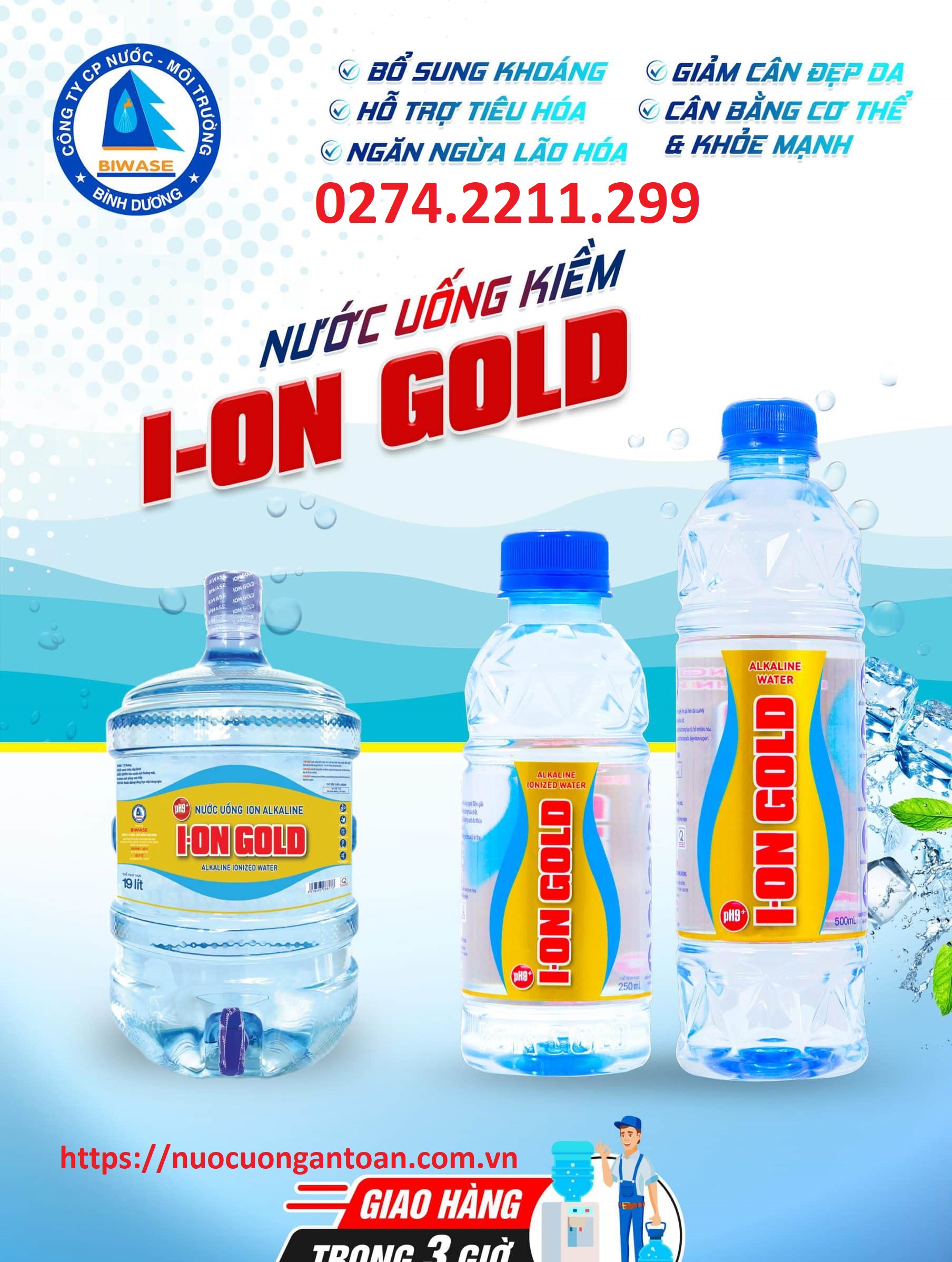 nước ion gold