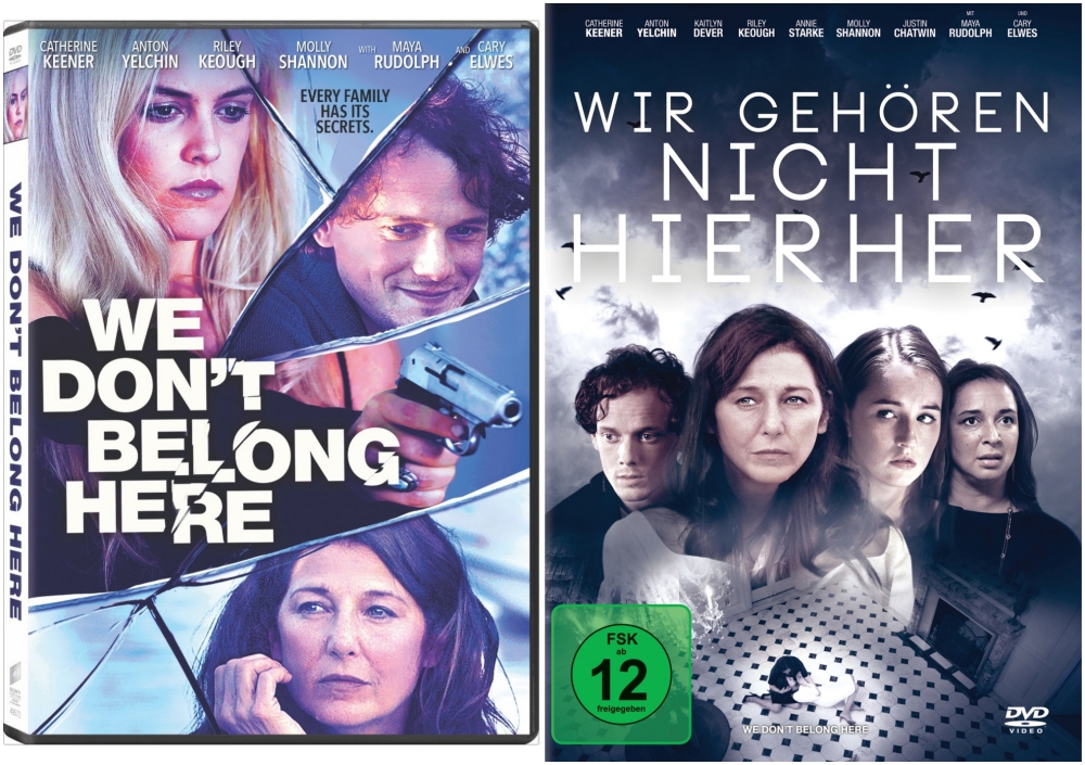 "Wir gehören nicht hierher" - "We don't belong here" DVD Movie Covers