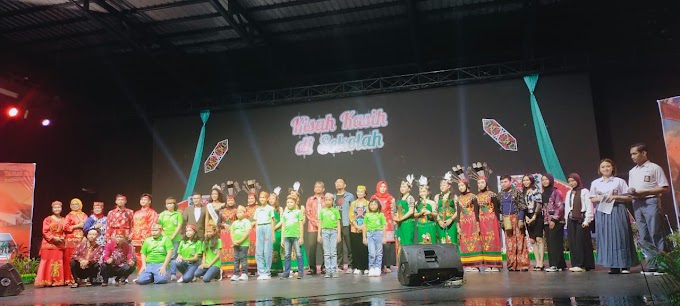 MEMPERINGATI HARI PENDIDIKAN NASIONAL DINAS PARAWISATA DAN KEBUDAYAAN PROVINSI KALIMANTAN TENGAH GELAR  SENI BUDAYA