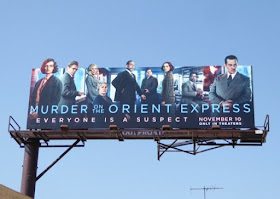 Murder on the Orient Express movie billboard