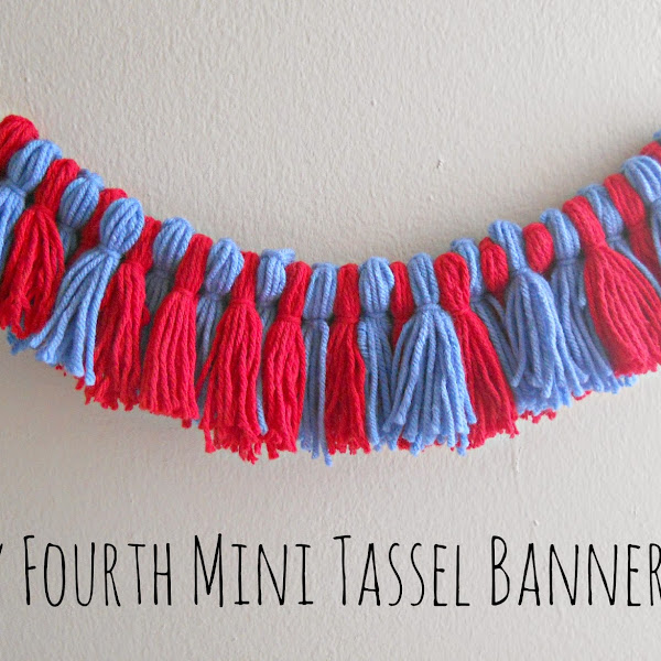 July Fourth Mini Tassel Banner DIY