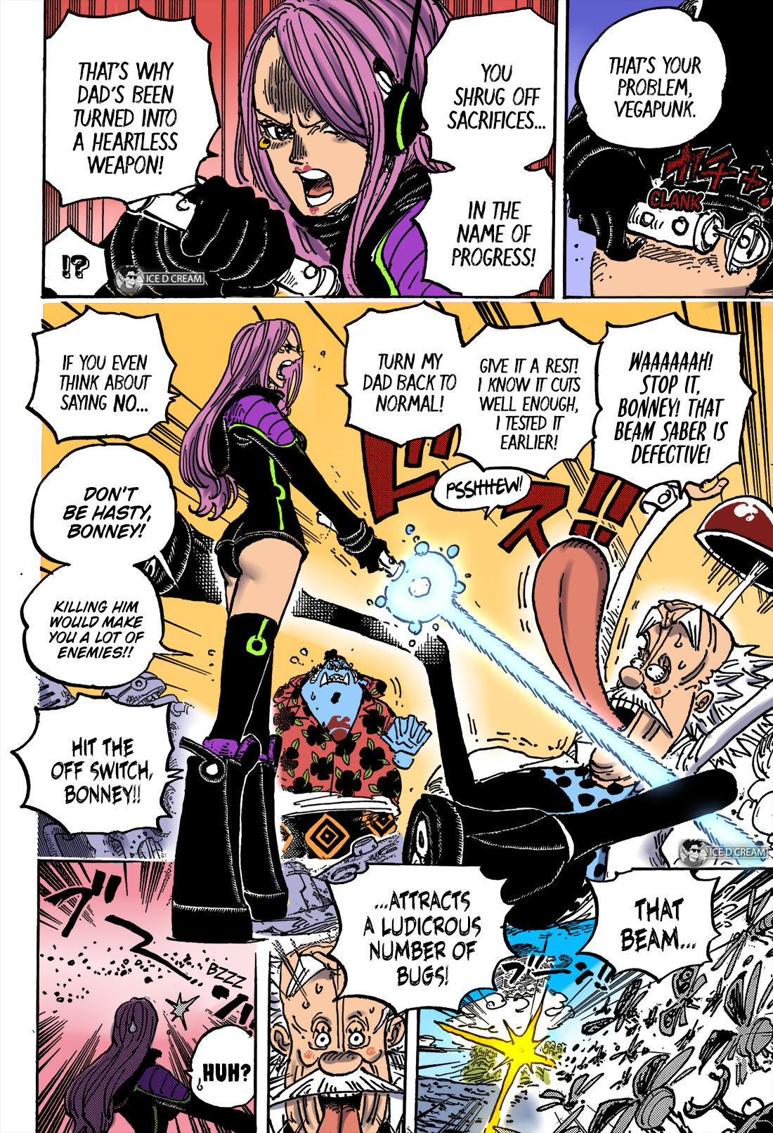 One Piece Chapter 1067 Punk Records Colored Full