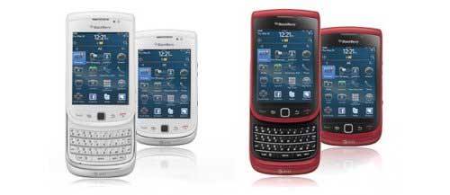 BlackBerry Torch warnah  Merah dan putih