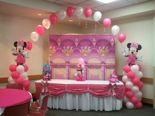 Fiestas Infantiles Decoradas con Minnie Mouse, parte 1