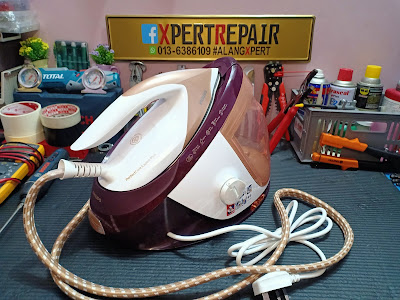 Penerangan Steam Iron Philips dan Tempat Baiki Steam Generator Iron Melaka. alangXpert, steamironXpert, xpertrepair