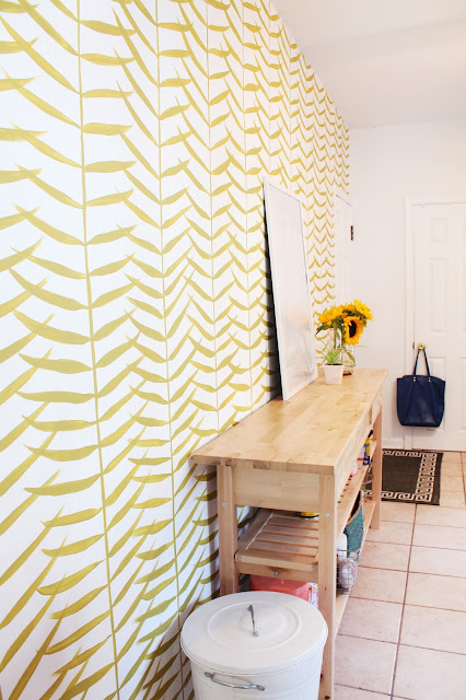 Hand Paint a Pattern Accent Wall in Your Home