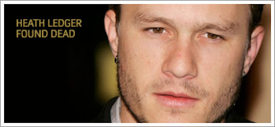 Heath Ledger has died.