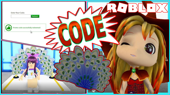 ROBLOX PROMO CODES! Roblox Code for WINTERY PEACOCK TAIL