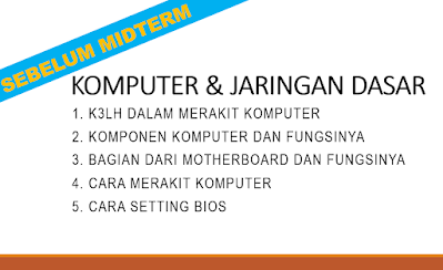 materi komputer dan jaringan dasar kelas x multimedia