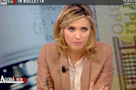conduttrice tv Monica Giandotti Agorà 14 ottobre 2022