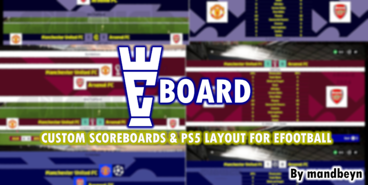 eFootball 2024 All themed Scoreboards
