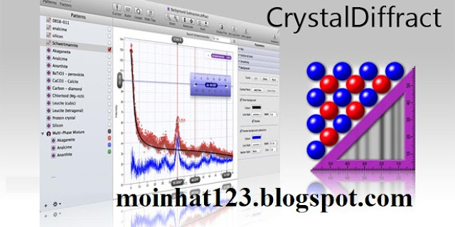 Tải phần mềm CrystalDiffract for Windows 6.9.0.300