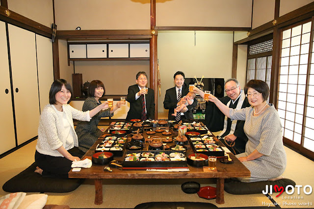 奈良市のお寺でお宮参出張撮影