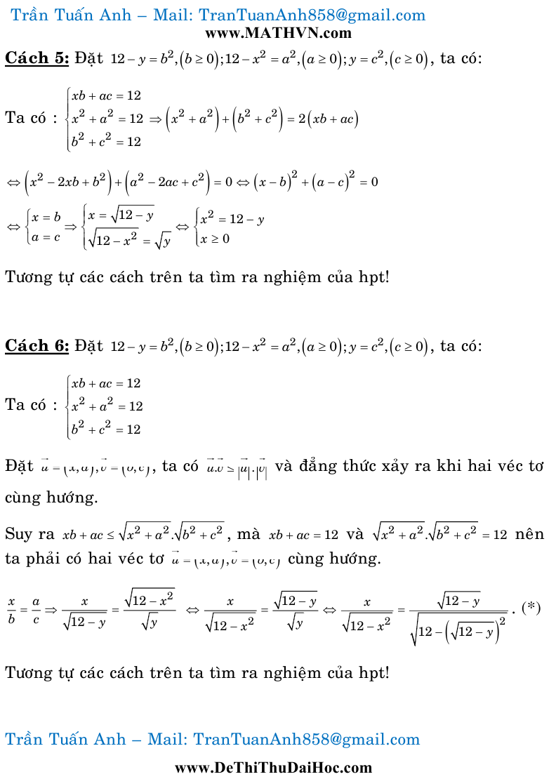 giai de toan khoi a 2014 bang nhieu cach