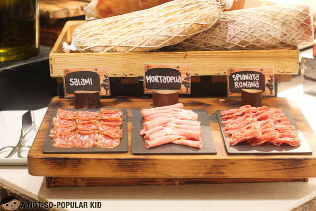 Cold cuts in The Pantry of Dusit Thani
