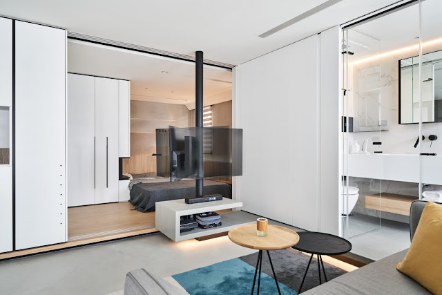 Small, tiny, apartment, under, meter, cozy, studio, design, plan, interior design, house, home, micro, space, spaces, flat