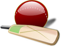 How many runs are awarded for hitting the ball over the boundary without bouncing in cricket?