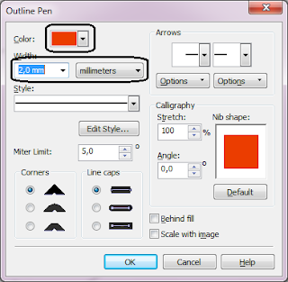 Cara membuat logo PMR dengan CorelDraw