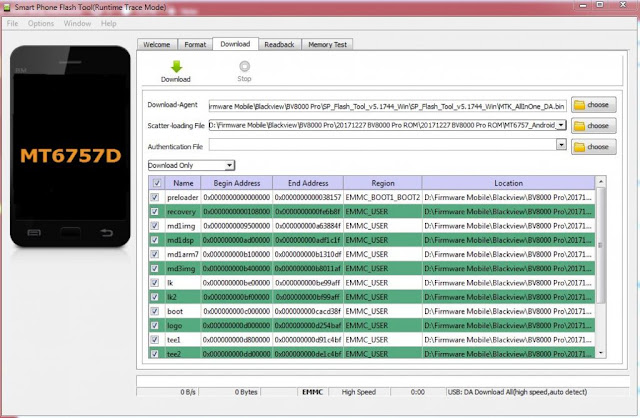 Cara Flashing Blackview BV8000 Pro Tutorial Disertai Gambar 
