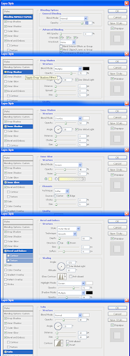 tutorial photoshop - layer style