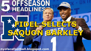 Fidel Berdan selected RB SAQUON BARKLEY with the #1 overall pick.