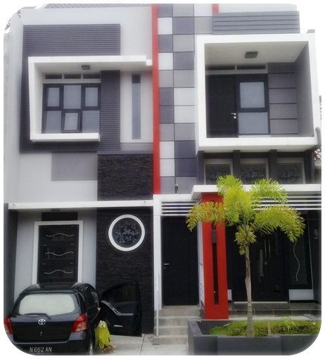 Desain dan model rumah  tingkat  minimalis 