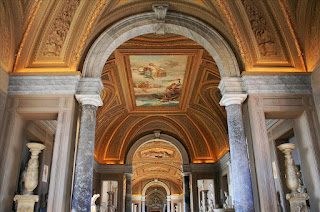 Museu do Vaticano em Roma - Itália