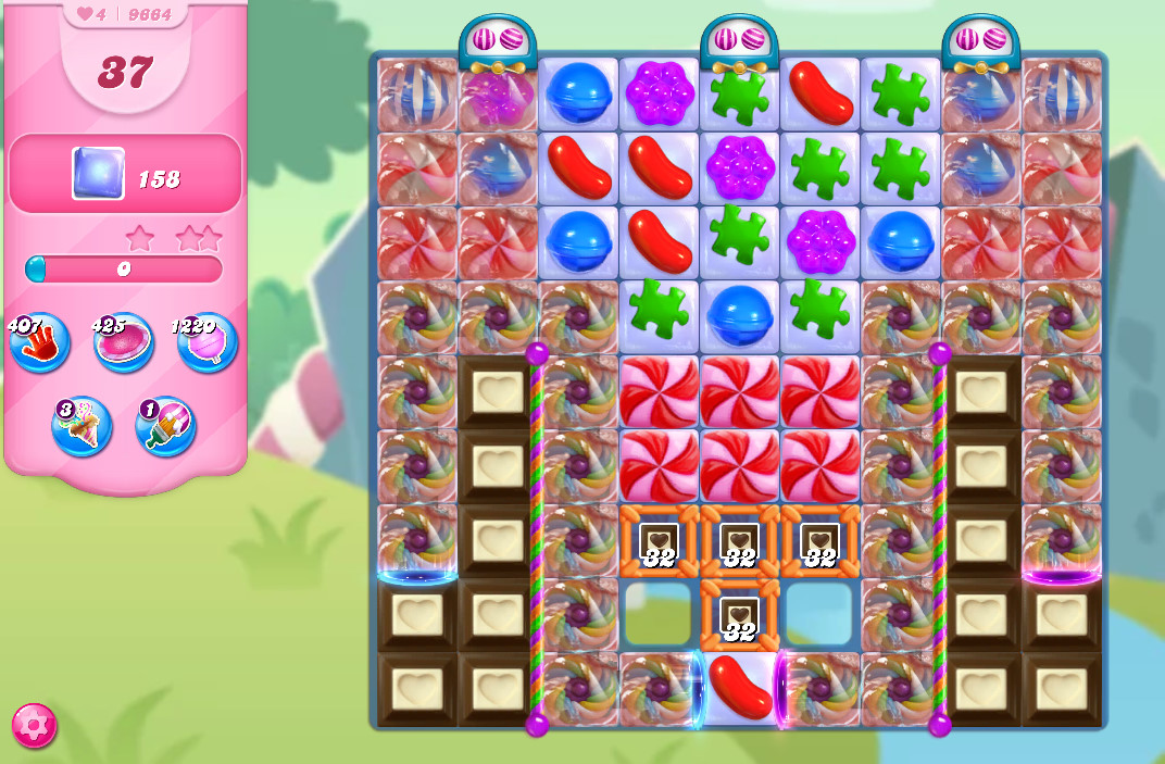 Candy Crush Saga level 9664