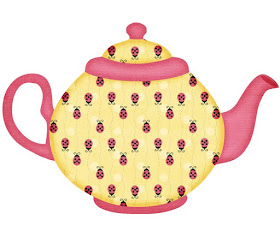Tea and Cupcakes Clipart.