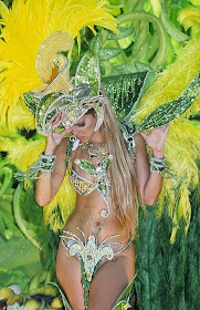 Brazil, Rio Carnival - Samba fantasy, Woman In Sexy Costume