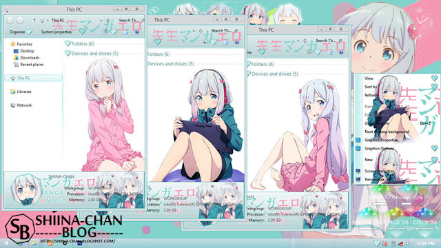 Windows 8/8.1 Theme Eromanga Sensei - Izumi Sagiri by Enji Riz