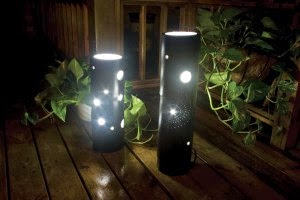 Kerennya Lampu Minimalis Lampu Taman dari Bambu  Ragam 