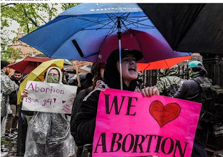 Protesta a favor del aborto