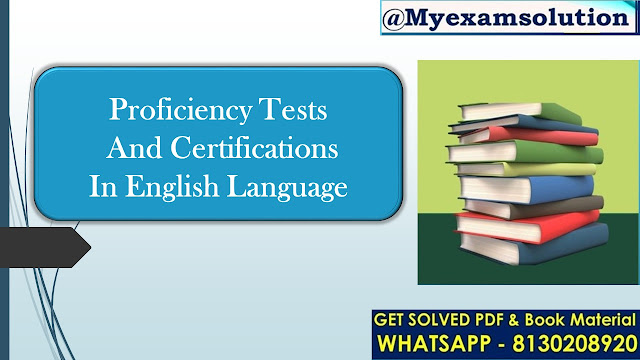 English language proficiency tests and certifications