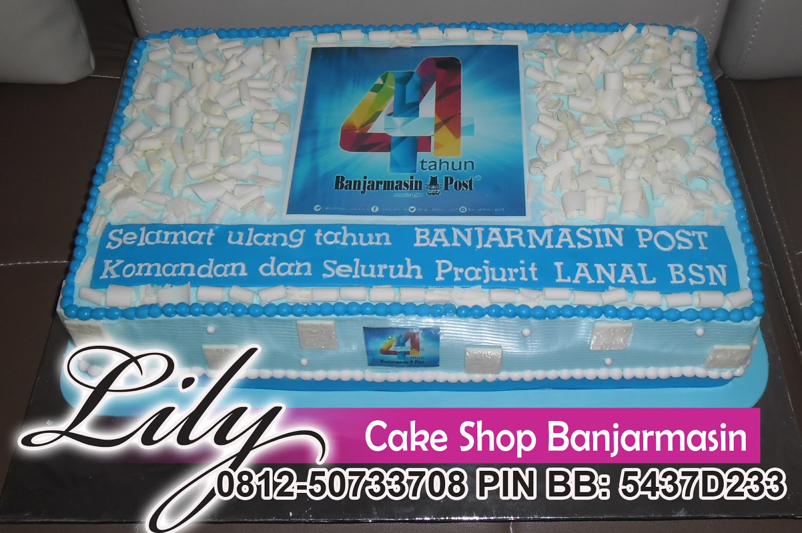 Lily Cake Shop Banjarmasin: KUE ULTAH 30 x 40 CM, 30 x 60 