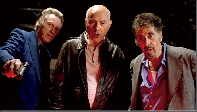 l to r: Christoher Walken, Alan Arken and Al Pacino in "Stand Up Guys.” 