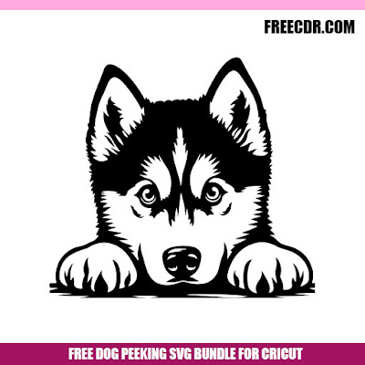 Peeking Dog Svg Free