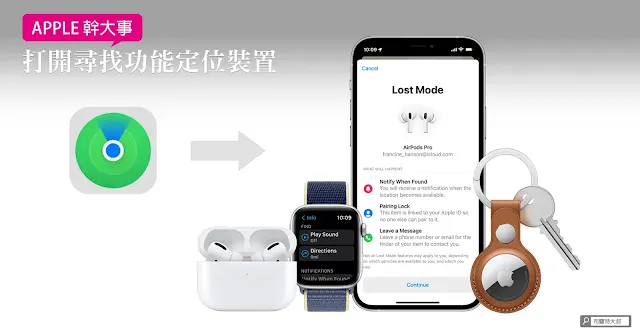 How to use Apple Find My / 如何使用 Apple 內建的「尋找」功能