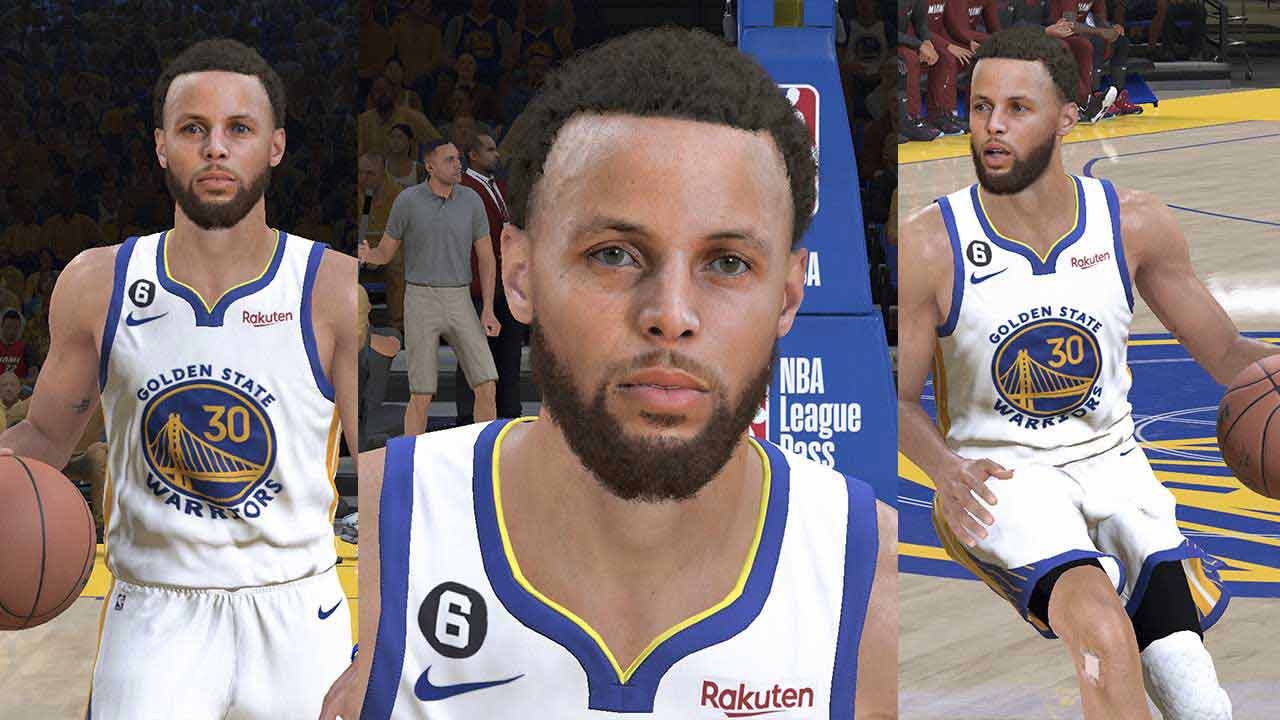 NBA 2K23 Stephen Curry Realistic Cyberface Update