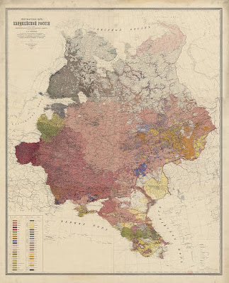 Этнографическая карта европейской части Российской Империи (1875)